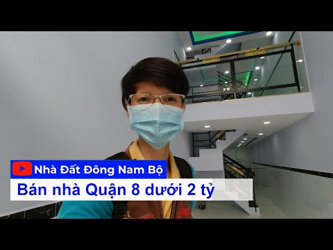 Video nhà bán Quận 8 dưới 2 tỷ - Chủ nhà ngộp cần bán gấp nhà xây mới trệt lửng lầu