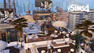 Rooftop Bar • The Sims 4 • No CC | Speed Build