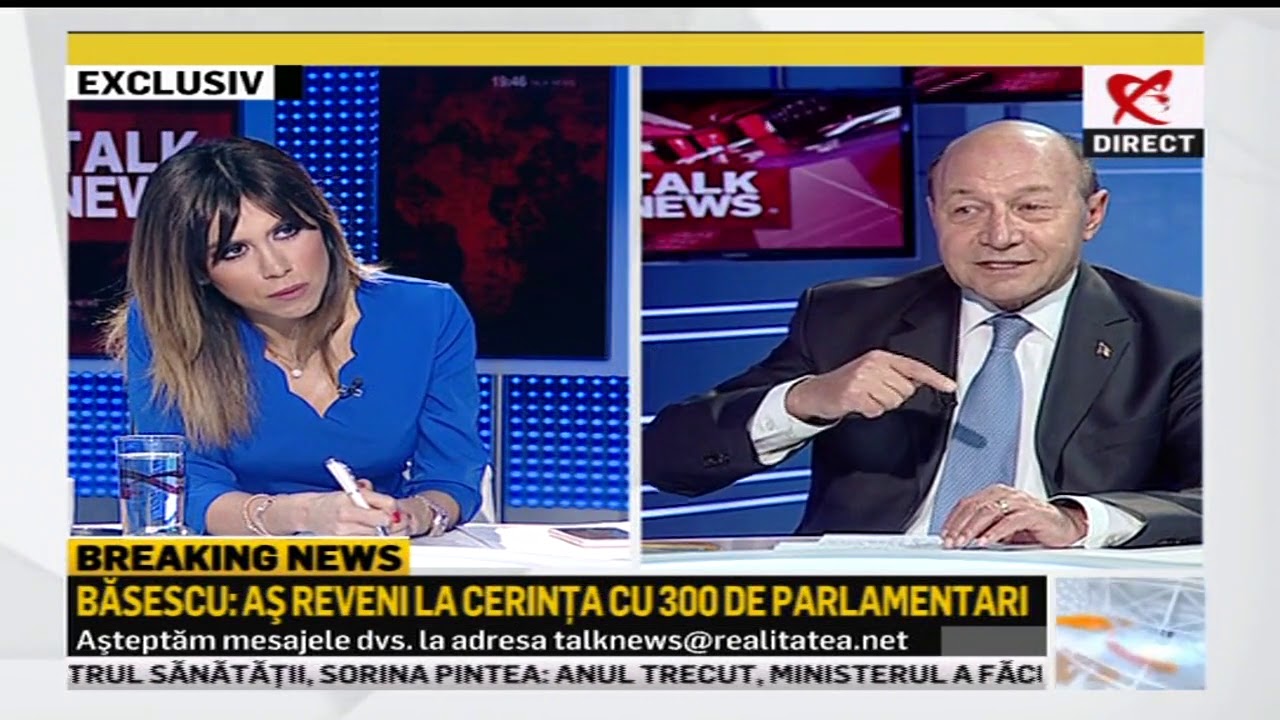 Basescu La Realitatea Tv 19 Martie 2019 Martea Ora 20 Youtube