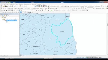 How to clip any district from country shapefile in ArcGIS