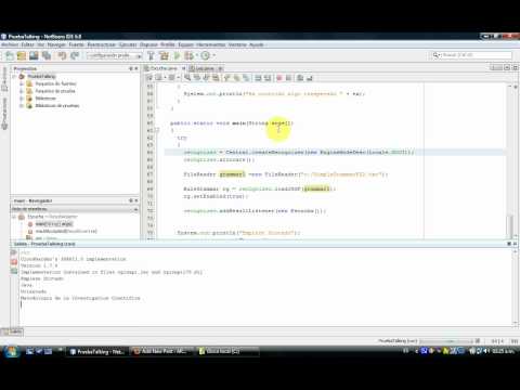 Java Talking, Reconociendo Voz