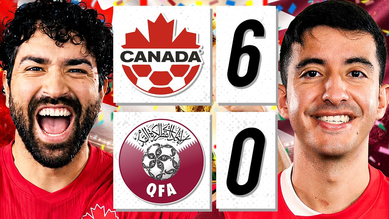 CANADA MAKES HISTORY! PRAYERS FOR KONE 🙏 CANADA 6-0 QATAR (REACTION)