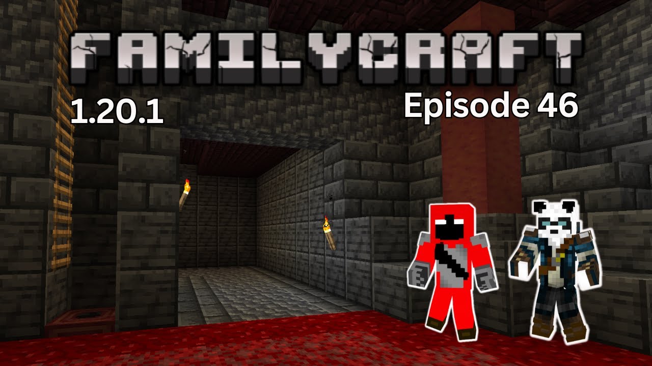 DoubleK Plays Minecraft - FamilyCraft SMP - Episode #46 - Father and Son Gaming - The Grand Entrance