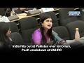 India hits out at Pakistan over terrorism, PoJK crackdown at UNHRC