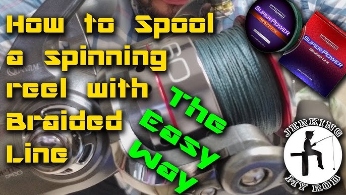 ✓How to Spool Braided Line Review on a Spinning Shimano Ci4+ Reel