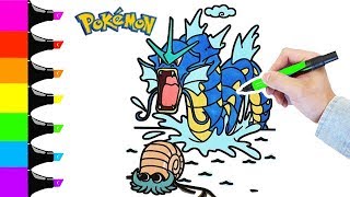 Coloring Pages Pokemon Gyarados colouring for kids
