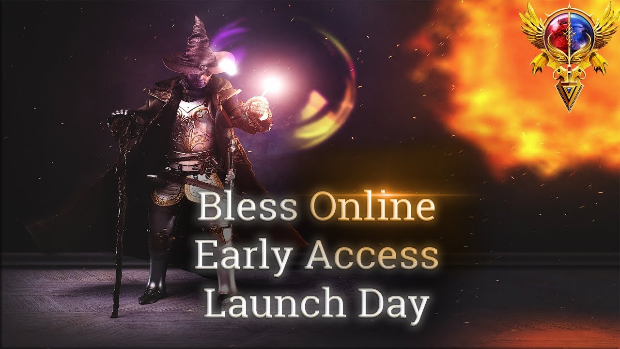 🏰Bless Online [Emissary] Early Access Launch [Short] Stream - Max Level Mage [North America]