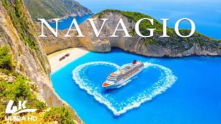 Navagio Beach 4K Drone Footage | Shipwreck Cove, White Cliffs & Ionian Turquoise Waters UHD