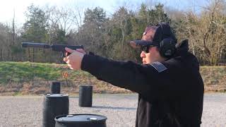 Glock 44 with CGS siren suppressor