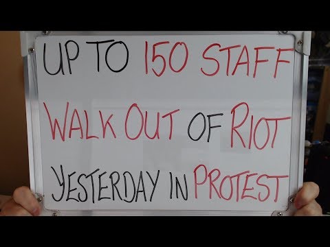 Video: Riot Walkout Vidí Více Než 150 Zaměstnanců Protestujících Proti Nucené Arbitráži A Systematickému Sexismu