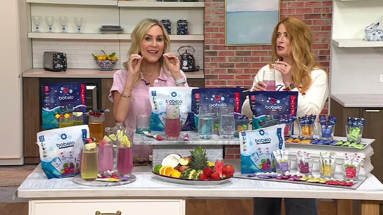 Bobelo Hydration Packs Non-Caffeinated or Caffeinated 32 Servings on QVC