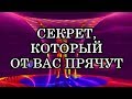 СЕКРЕТ, КОТОРЫЙ ОТ ВАС ПРЯЧУТ