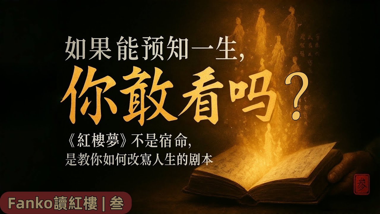 《紅樓夢》深度解析(3)：曹雪芹留下12面命運之鏡，哪一面照出了你的結局？（#紅樓夢 #性格決定命運 #深度解析 #曹雪芹）
