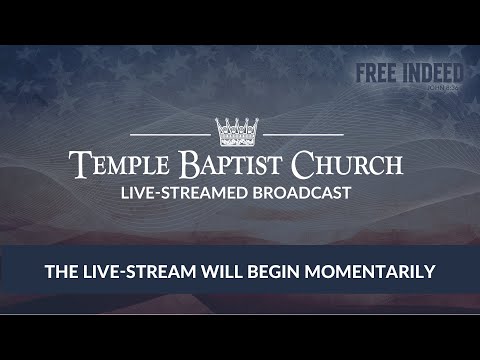 Sunday Morning Meeting of the Temple Baptist Church. • February 1, 2026