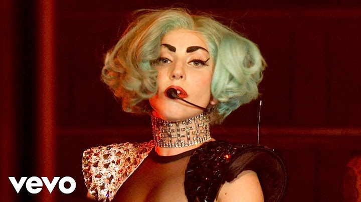 Bad Romance Live version - Live performance video thumbnail
