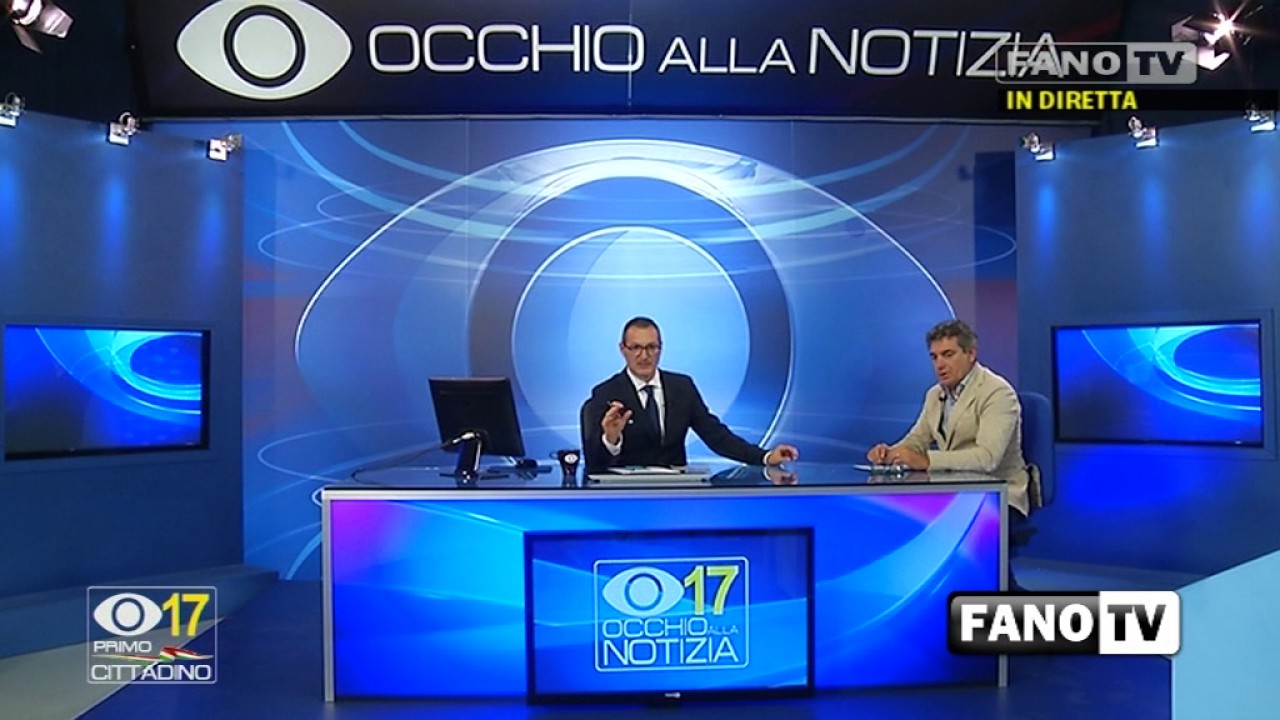 Scossa di terremoto in diretta TV (FanoTV 26/10/2016)