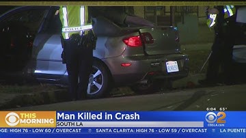 Man Killed In South LA Crash