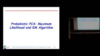 Lecture 21: Continuous Latent Variables (Cont.)