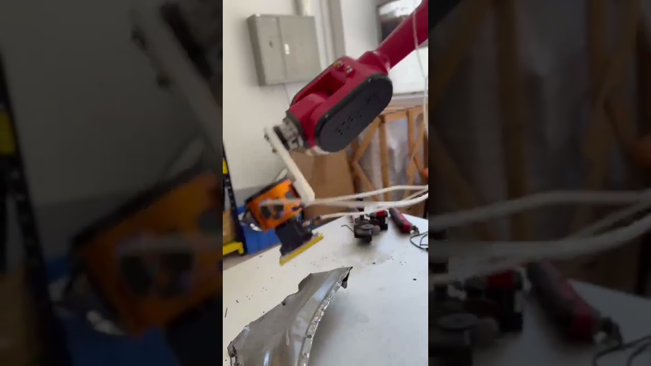 Manipulator # Robot # Seat Polishing # Automated Equipment # Factory Live-action Video