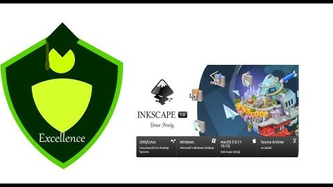 Inkscape Tutorial. Inkscape 1.0 Tutorial for Beginners School Logo.