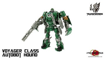 Video Review of the Transformers Age of Extinction: Voyager Class Autobot Hound