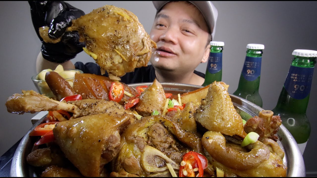 Pork Belly & Duck Tails Mukbang | Eat and Drink | Yen An Uong