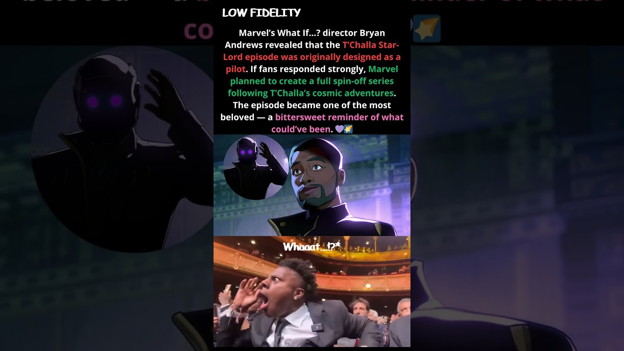 ✨ T’Challa as Star-Lord… Almost Happened 🌌