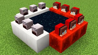 how to make double maizen jj and Shy Guy portal?