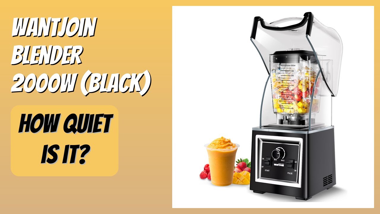 REVIEW (2025): Wantjoin Blender 2000W (Black). Features