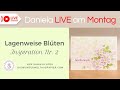 2. DIY Karte mit dem Set „Lagenweise Blüten“ 😍 einfache Karte für Anfänger und versierte Bastler