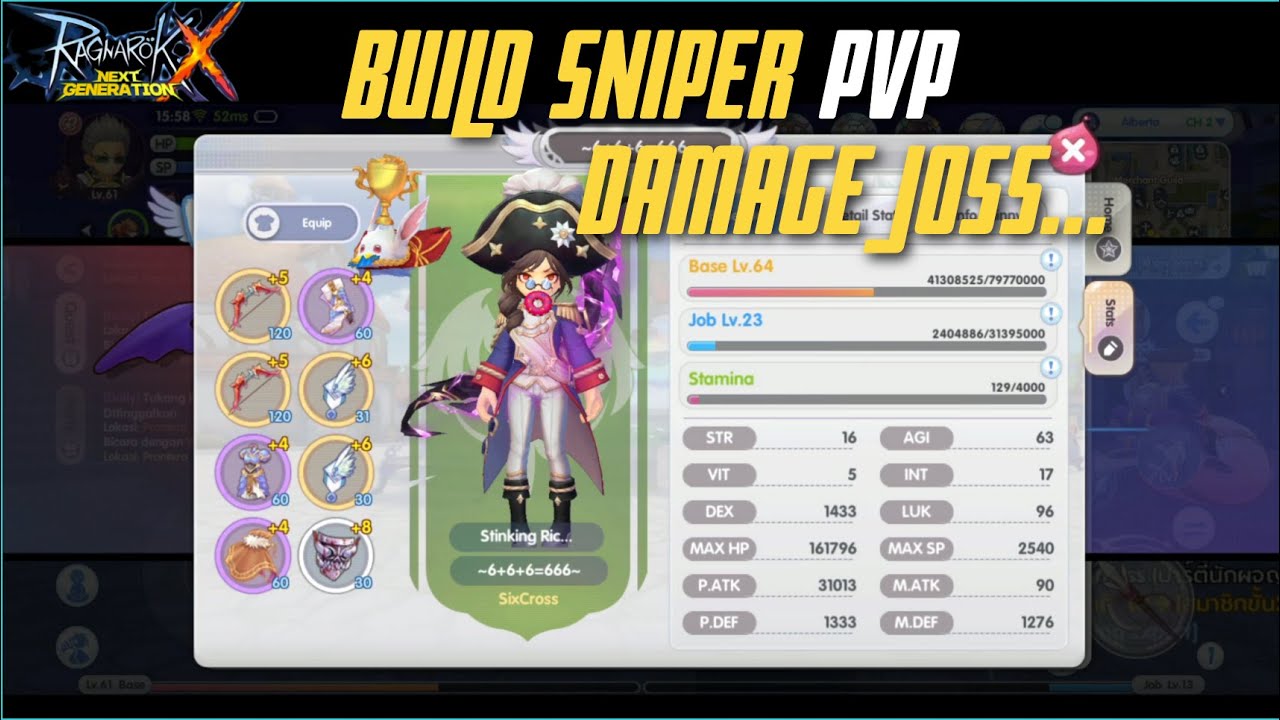 [ROX] SNIPER FULL P.PEN | RAGNAROK X :NEXT GENERATION - YouTube