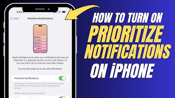 How to Turn On Prioritize Notifications on iPhone !
