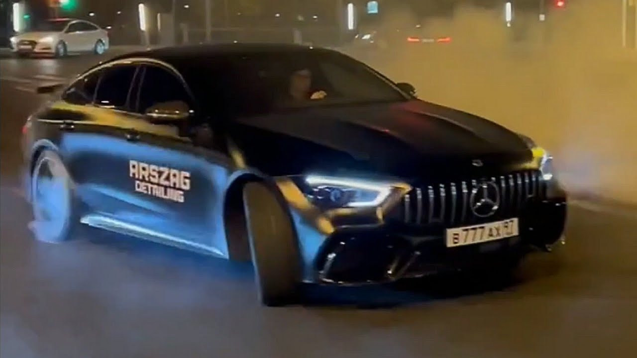 MERCEDES AMG GT63 S DRIFT, BURNOUT, ACCELERATION "BEST BRUTAL COMPILATION"