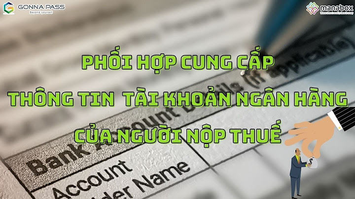 Nộp thuế qua ngân hàng như thế nào