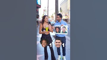 IShowSpeed vs Ronaldo: Asking Hollywood Tourists Who’s More Famous? #ishowspeed  #ronaldo  #speed
