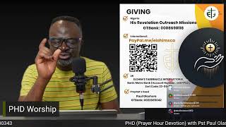 Prayer Hour Devotion Mon3rdAug2026 with Paul Olashore