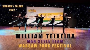 William Teixeira Man Style Tema Show at Warsaw Zouk Festival 2022.