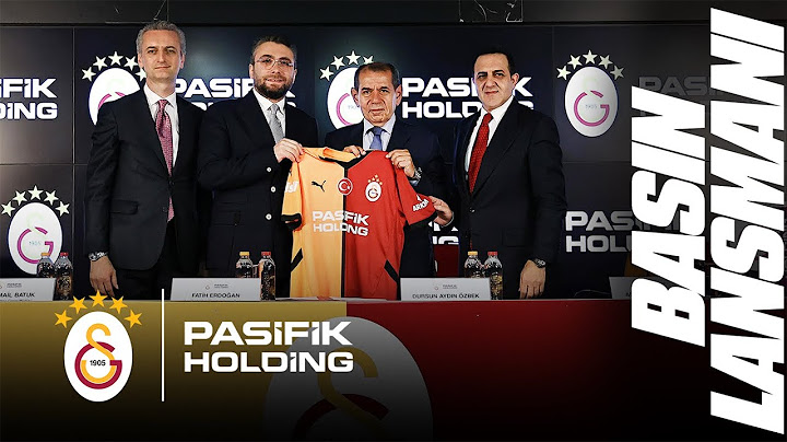 🔴 Galatasaray Spor Kulübü ile Pasifik Holding arasındaki sponsorluk anlaşmasının imza töreni