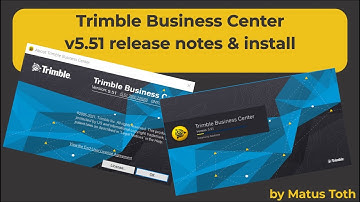 Trimble Business Center  v5 51 update install and release notes