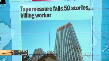 Falling Tape Measure Kills Construction Worker