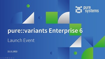 pure::variants Enterprise 6 Launch Event