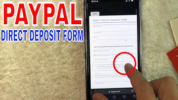 ✅ Paypal Direct Deposit Form? 🔴