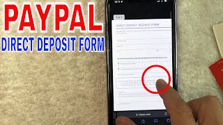 ✅ Paypal Direct Deposit Form? 🔴