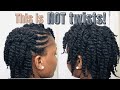 African Threading Natural Hair || African Threading Hairstyle on Type 4 Natural Hair