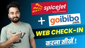 Flight Web Check in Online कैसे करें | Goibibo+Spicejet | Online Web Check-in Kaise karen