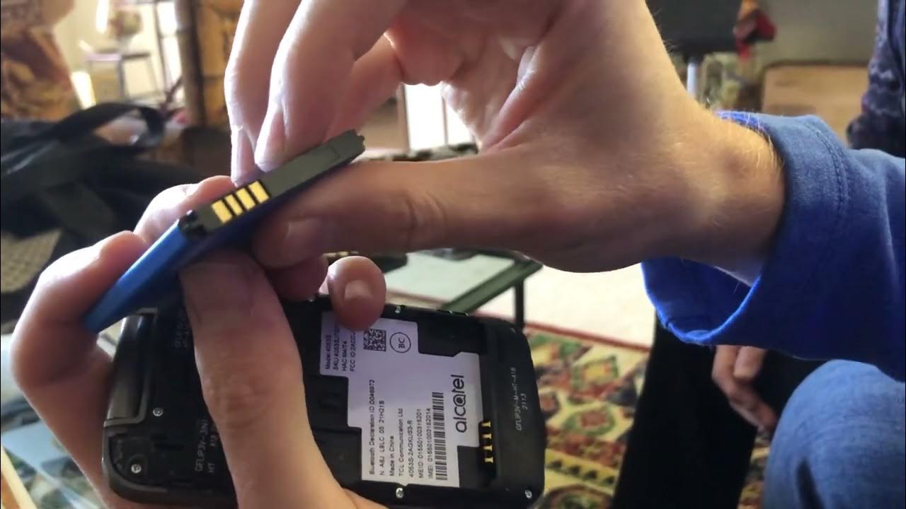 how-to-remove-the-battery-from-your-jitterbug-phone-youtube