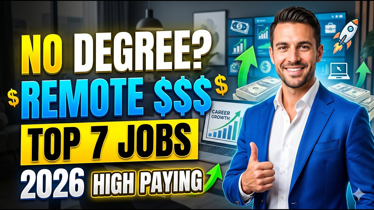 7 Highest Paying Remote Jobs in 2026 (No Degree Required) - YouTube