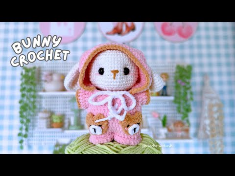 Bunny in Pink Onesie Crochet | Conejito De Ganchillo | Amigurumi