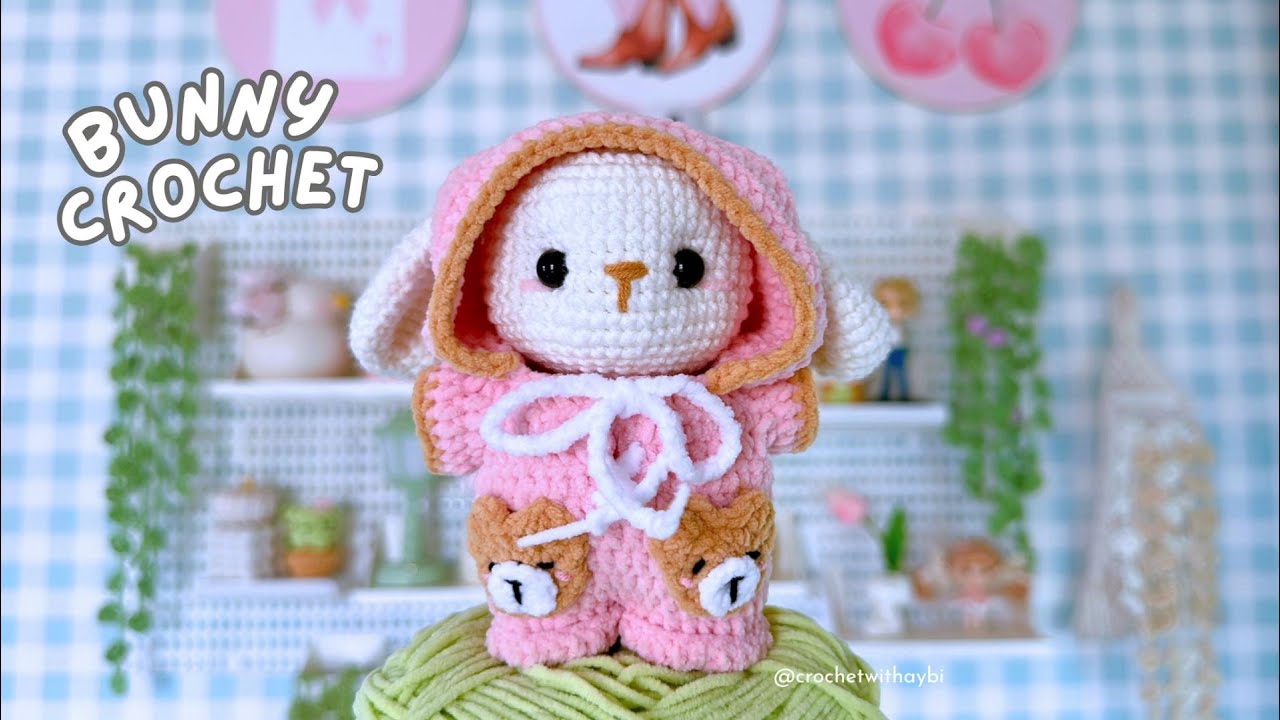 Bunny in Pink Onesie Crochet | Conejito De Ganchillo | Amigurumi