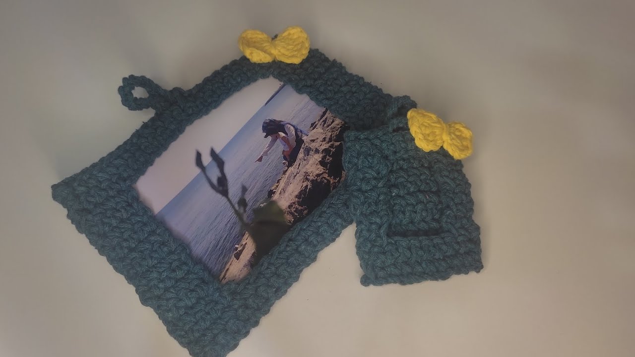 tığ işi kolay çerçeve yapımı